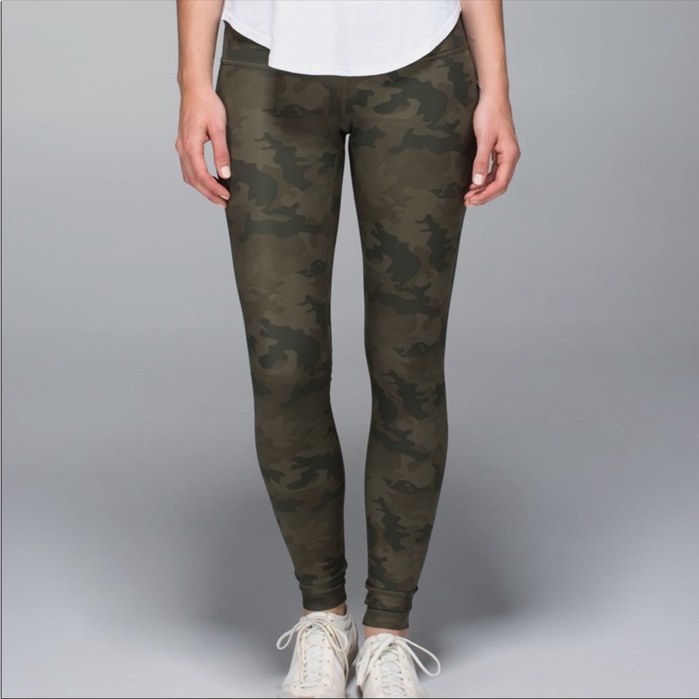 LULULEMON Camo Pattern Full On Luxtreme Legging